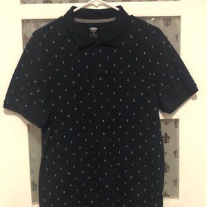 Medium Old Navy Shirt with White Anchors